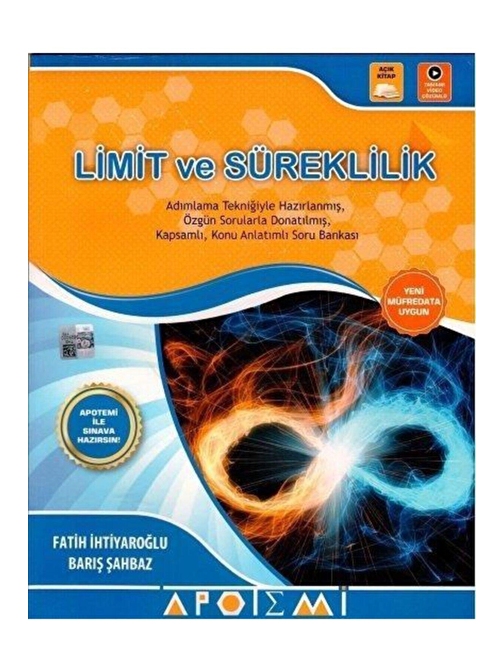 Apotemi Yayınları AYT Matematik Limit Ve Süreklilik Konu Anlatımlı Soru Bankası Yni