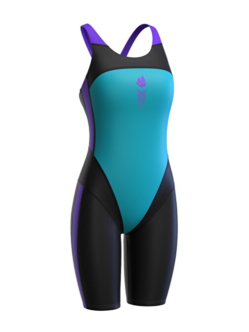Mad Wave M0167-01 - Swimsuit Athletic Kadın Yüzücü Mayo Turkuaz 32