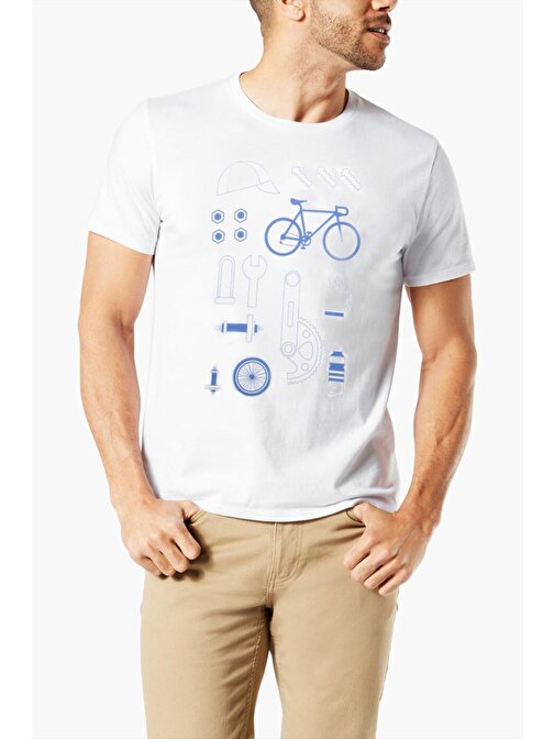 Milo Cy202005 - Bisiklet Temalı  T-Shirt Çok Renkli M