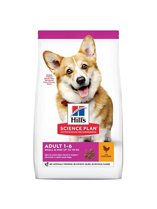 Hills Adult Small & Mini Tavuklu Yetiskin Köpek Mamasi 3 Kg