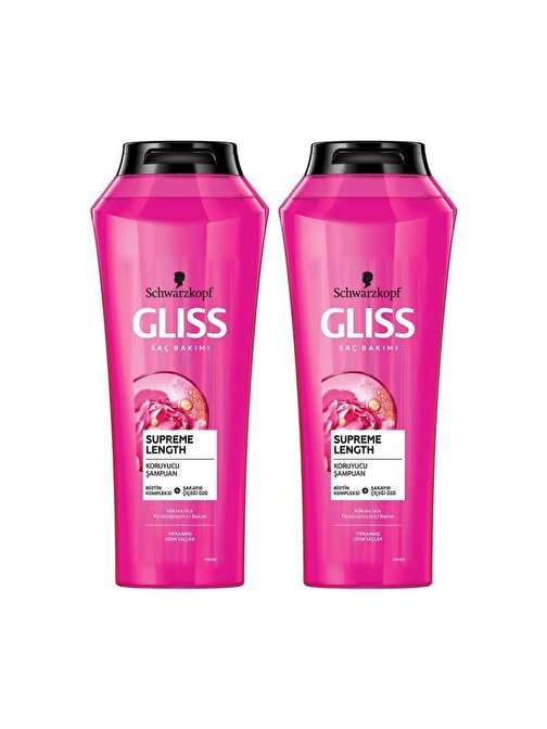 Gliss Supreme Length Uzun Saçlara Özel Şampuan 2 x 500 ml