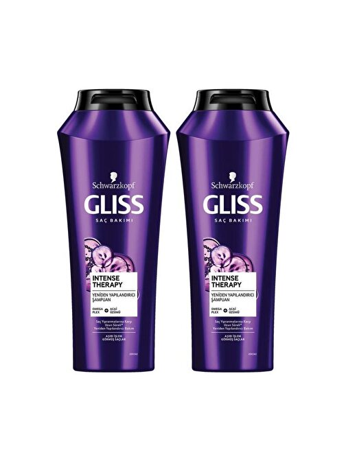 Gliss İntense Therapy Yeniden Yapılandırıcı Şampuan 2 x 500 ml