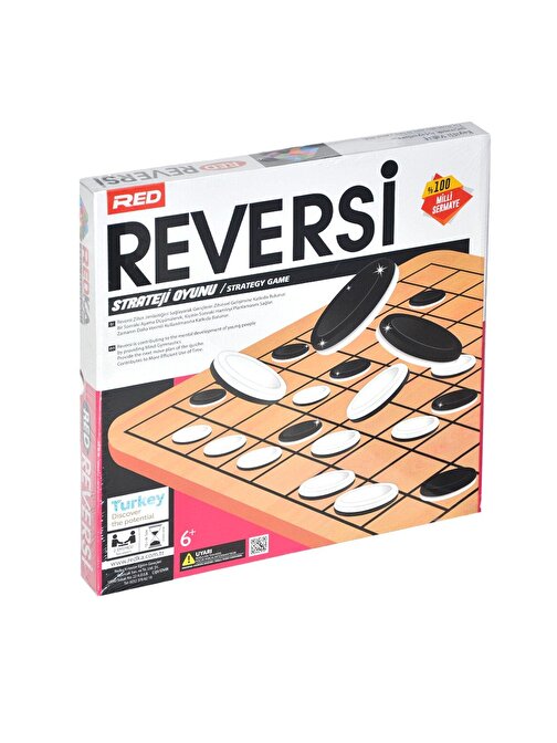 Redka Ahşap Reversi 5128 Yarışma Eğlence Kutu Oyunu 3 Yaş