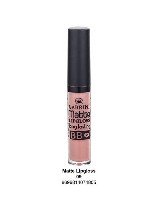 Gabrını Matte Lıpgloss Long Lastıng 09