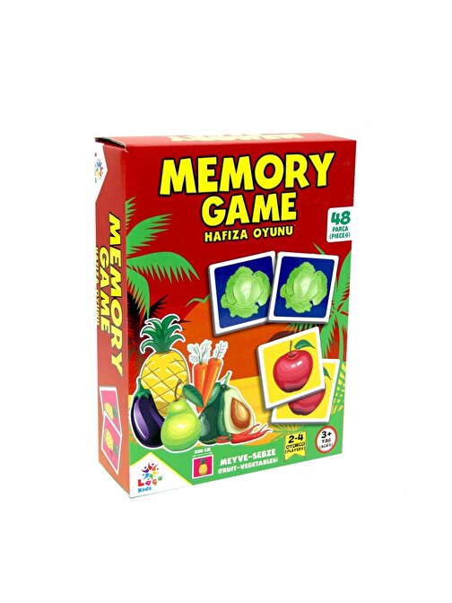 Utku Oyuncak LC7231 Laço Hafıza Oyunu Meyve - Sebze +3 Yaş