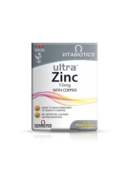 Vitabiotics Ultra Zinc 15 Mg 60 Tablet
