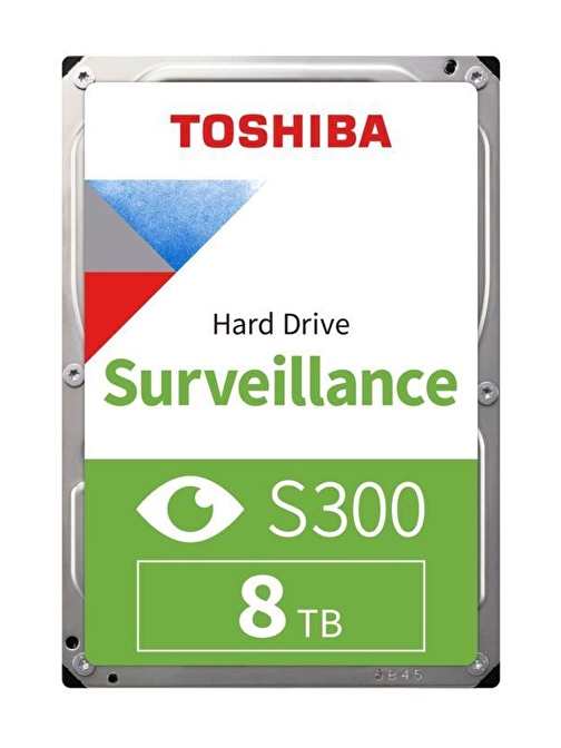 Toshiba HDWT380UZSVA 8TB S300 3.5" 7200rpm 256mb SATA 7/24 Harddisk