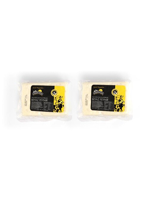 Gündoğdu 1 Yıl Olgunlaştırılmış İnek Beyaz Peyniri 2'li Paket Yaklaşık 1,300 Kg