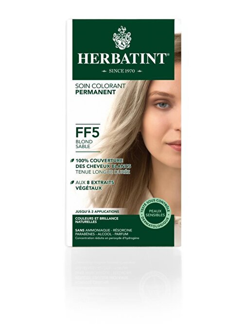Herbatint FF5 Bitkisel Saç Boyası Blond Sable Kum Sarısı 135ML