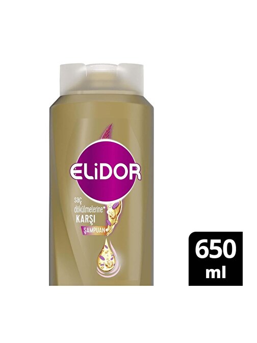 Elidor Saç Dökülmesine Karşı Bakım Saç Bakım Şampuanı 650 ml