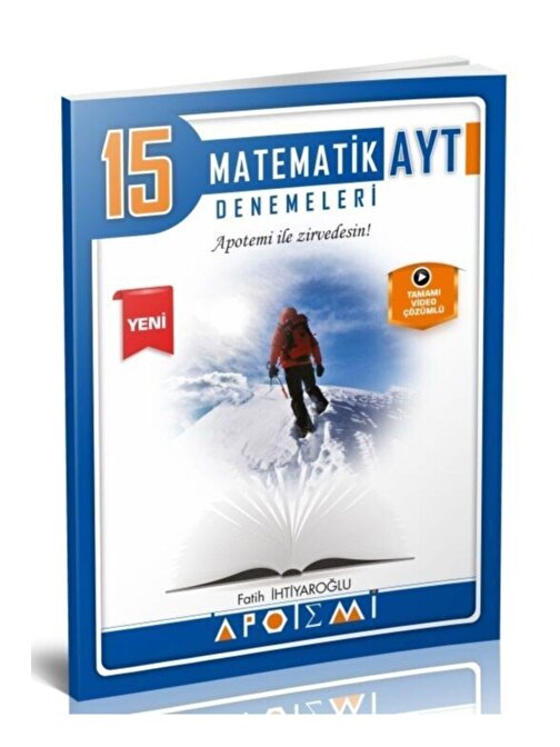 Apotemi Yayınları Apotemi-AYT Matematik 15 Çözümlü Deneme
