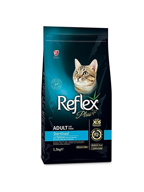 Reflex Plus Somonlu Kısırlaştırılmış Kedi Maması 1,5 Kg 3'Lü Set