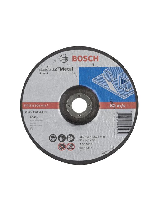 Bosch Standard for Metal 180*3,0 mm Bombeli Kesici Disk - 2608603161