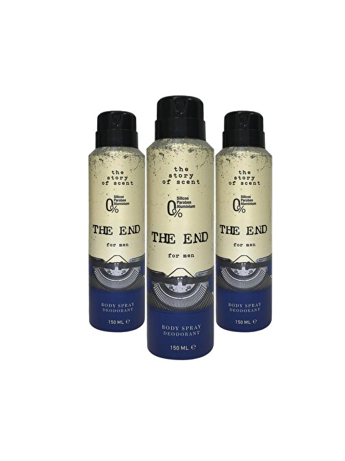 The End Erkek Deodorant 150 ml 3 Adet