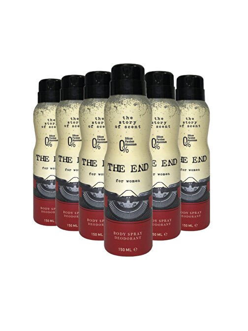 The End Kadın Deodorant 150 Ml 6 Adet