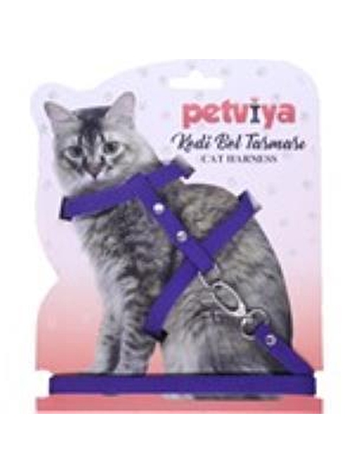 Petviya Kedi Göğüs Bel Tasması Kırmızı