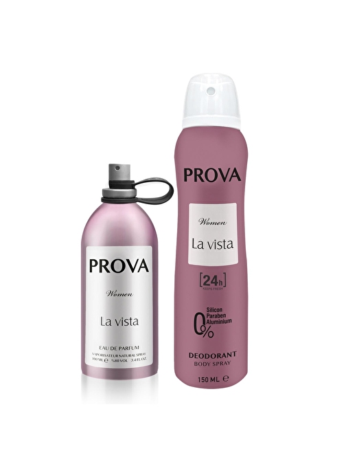 Prova La Vista EDP Kadın Parfüm 120 ml ve Deodorant 150 ml 2'li Parfüm Setleri