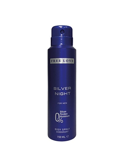 Free Love Silver Night Erkek Deodorant 150 ml