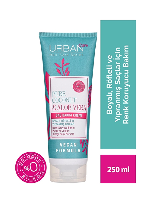 Urban Care Pure Coconut & Aloe Vera Saç Bakım Kremi 250 ml