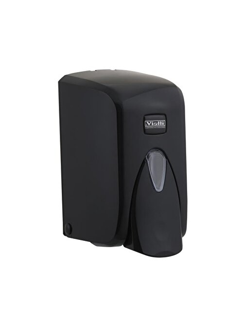 Vialli S5B Sıvı Sabun Dispenseri Aparatı Hazneli Siyah 500 ml