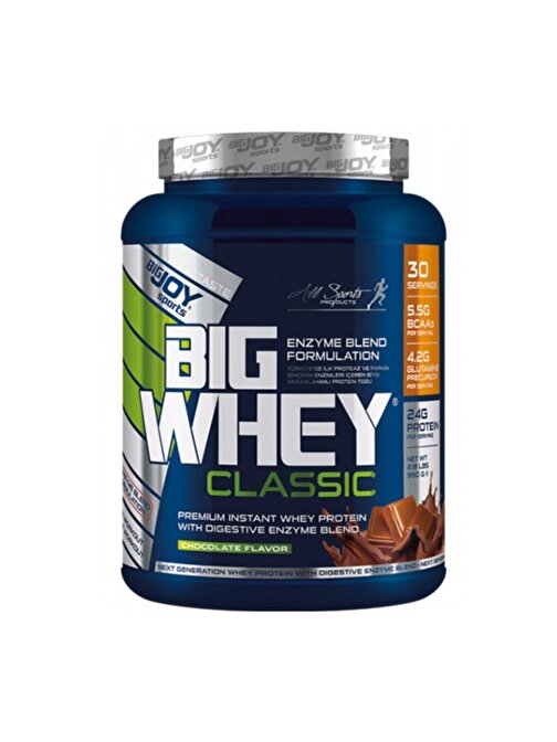 Bigjoy Bigwhey Whey Protein Tozu Klasik Serisi Çikolatalı 1020 gr 30 Servis