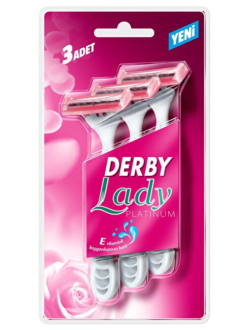 Derby Lady 2 Platinum 3'lü Blister