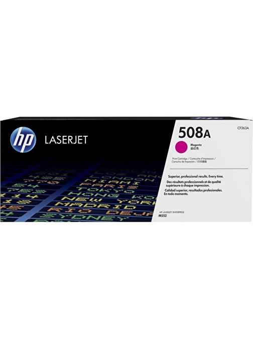 HP LaserJet 508A Cf363A Uyumlu Doldurmalı Orjinal Pembe Toner