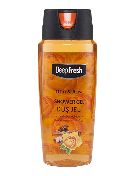 Deep Fresh Pratik Kapaklı Duş Jeli Oud & Rose 500 ml