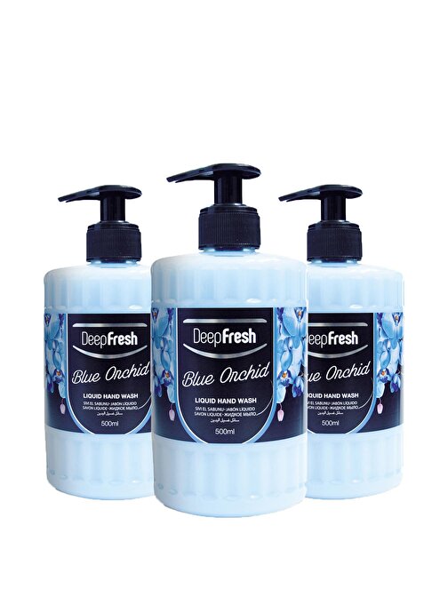 Deep Fresh Mavi Orkide Romance Sıvı Sabun 3 x 500 ml