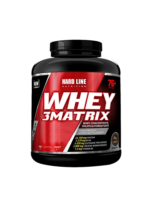 Hardline Whey 3 Matrix 2300 Gr Çilek