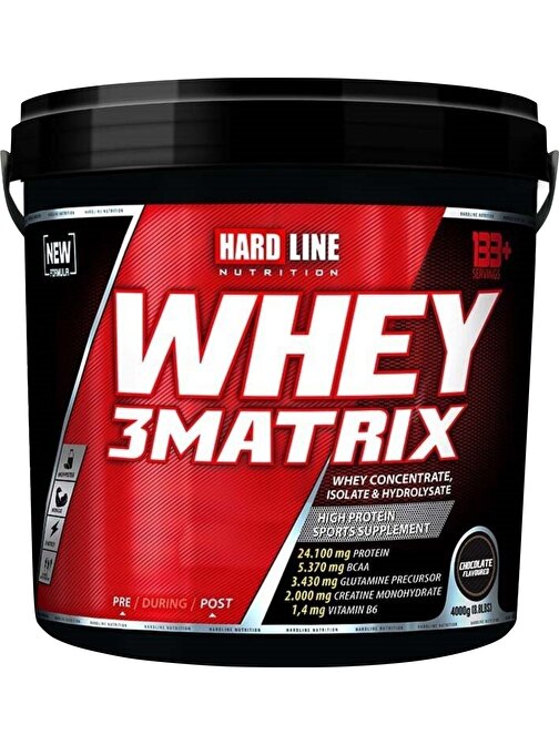 Hardline Whey 3Matrix 4000 Gr Çilek Aroma