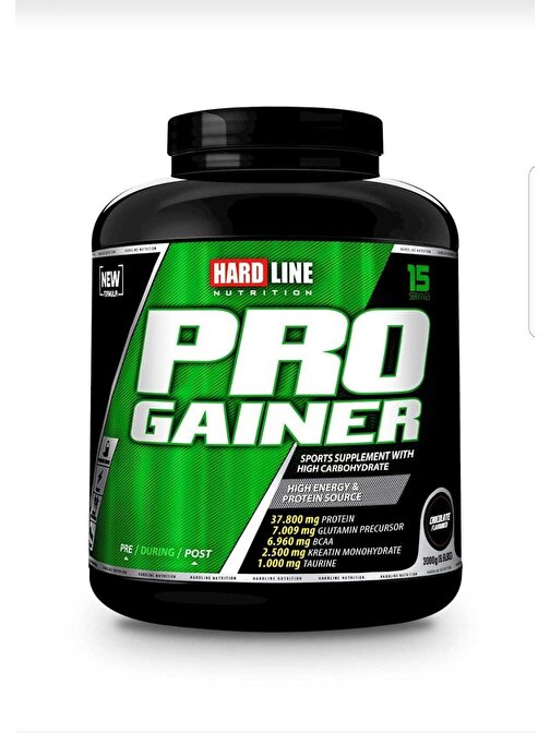 Hardline Progainer Kilo Aldırı Hacim Kuvvet Güç Enerji 3000 Gr Çilek Aromalı