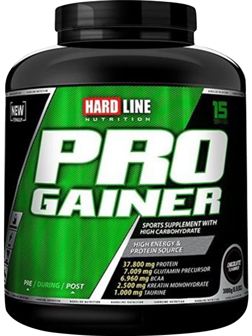 Hardline Progainer Kilo Aldırı Hacim Kuvvet Güç Enerji 3000 Gr Muz Aromalı