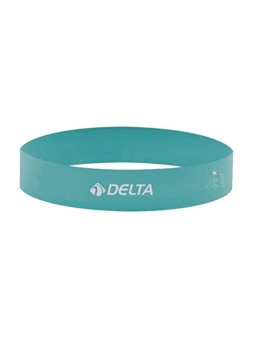 Delta Latex Hafif Sert Aerobik Pilates Direnç Egzersiz Bandı Squat Çalışma Lastiği Yeşil