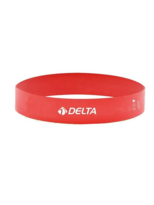 Delta Latex Hafif Sert Aerobik Pilates Direnç Egzersiz Bandı Squat Çalışma Lastiği Fuşya