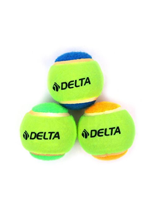 DELTA Başlangıç Seviye Antrenman İçin 3 Adet Tenis Topu