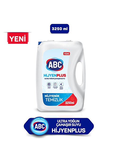 ABC Hijyen Plus Ultra Çamaşır Suyu 3250 ml