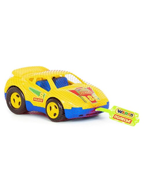Polesıe Yarış Arabası Küçük Oyuncak Araba Mavi - Sarı