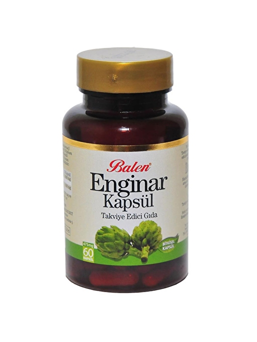 Balen Doğal Bitkisel Enginar Ekstraktı Kapsülü 475mg x 60 Kapsül