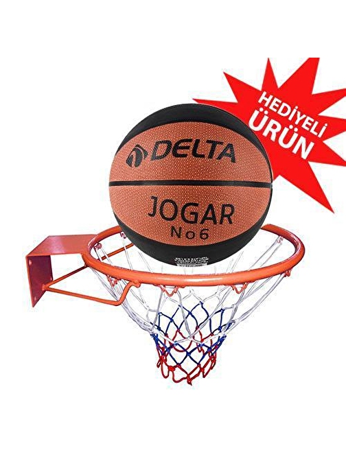 Delta Basketbol Çemberi No6 Jogar Basketbol Topu Basketbol Filesi Üçlü Set