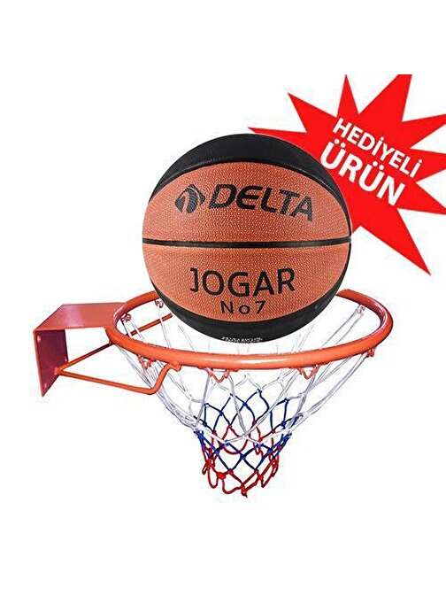 Delta Basketbol Çemberi No7 Jogar Basketbol Topu Basketbol Filesi Üçlü Set