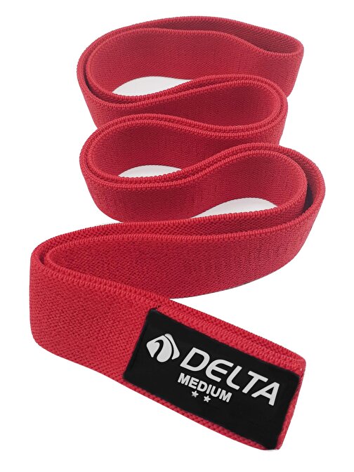 Delta Orta Sert SuperLoop Bant Fitness Spor Tüm Vücut Egzersizleri Direnç Bandı Lastiği Kiremit