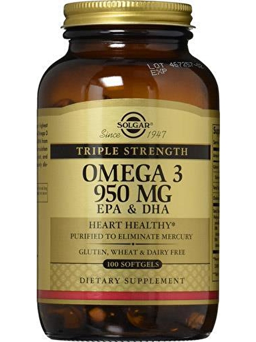 Solgar Omega 3 950 Mg 100 Kapsül