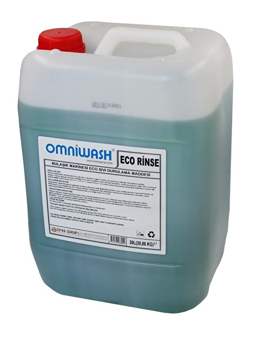 Omniwash Eco Rinse Endüstriyel Bulaşık Makinesi Parlatıcısı 20 lt