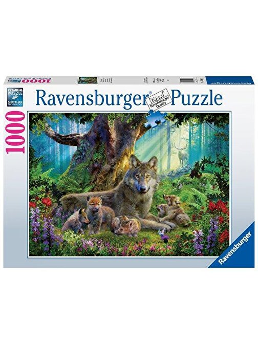 Ravensburger 1000 Parça Puzzle Wolves İn Forest 159871