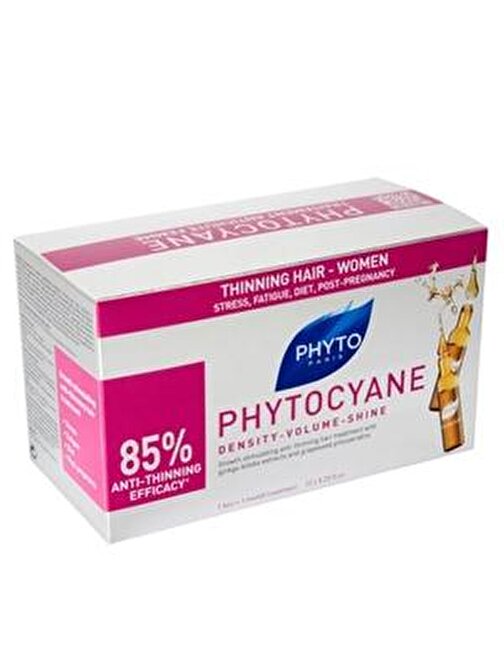 Phyto Phytocyane Kadın Tipi Saç Dökülmesine Karşı Etkili Ampul 12