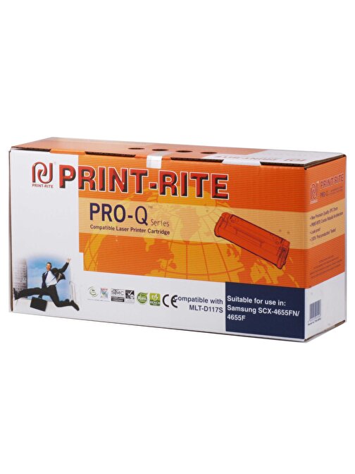 Print-Rite Samsung MLT-D117S Uyumlu Doldurmalı Muadil Siyah Toner