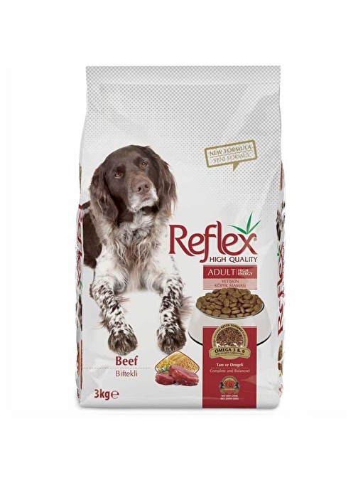 Reflex High Energy Beef Biftekli Yetişkin Köpek Maması 3 Kg