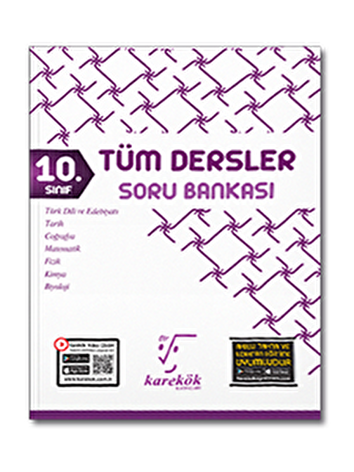 Karekök Yayınları 10. Sınıf Tüm Dersler Soru Bankası