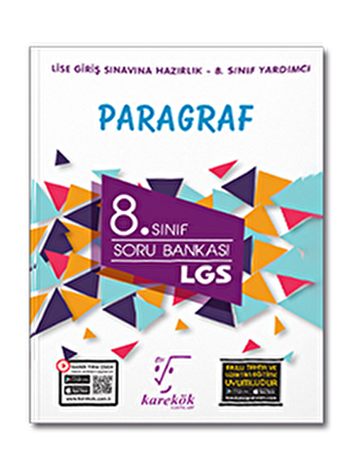 Karekök Yayınları 2022 8. Sınıf LGS Paragraf Soru Bankası